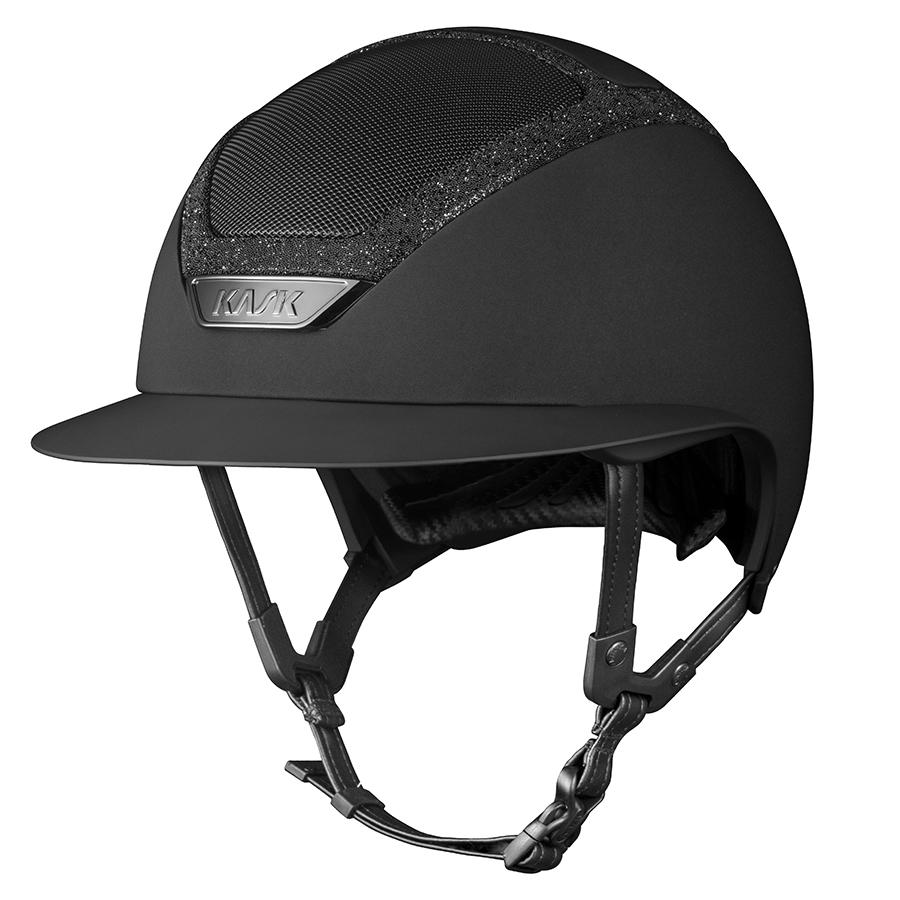 KASK Star Lady Chrome Swarovski Frame Helmet (Black) Helmets