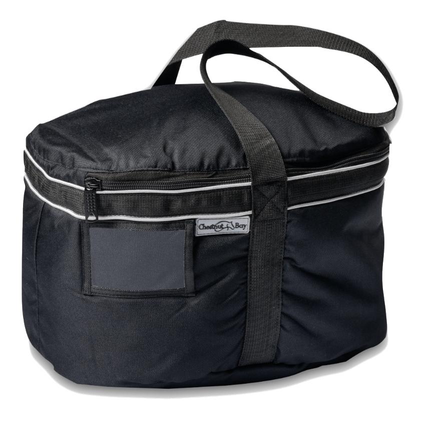 Chestnut Bay Quilted Lined Helmet Bag (Black) Bags, Totes and Backpacks ...