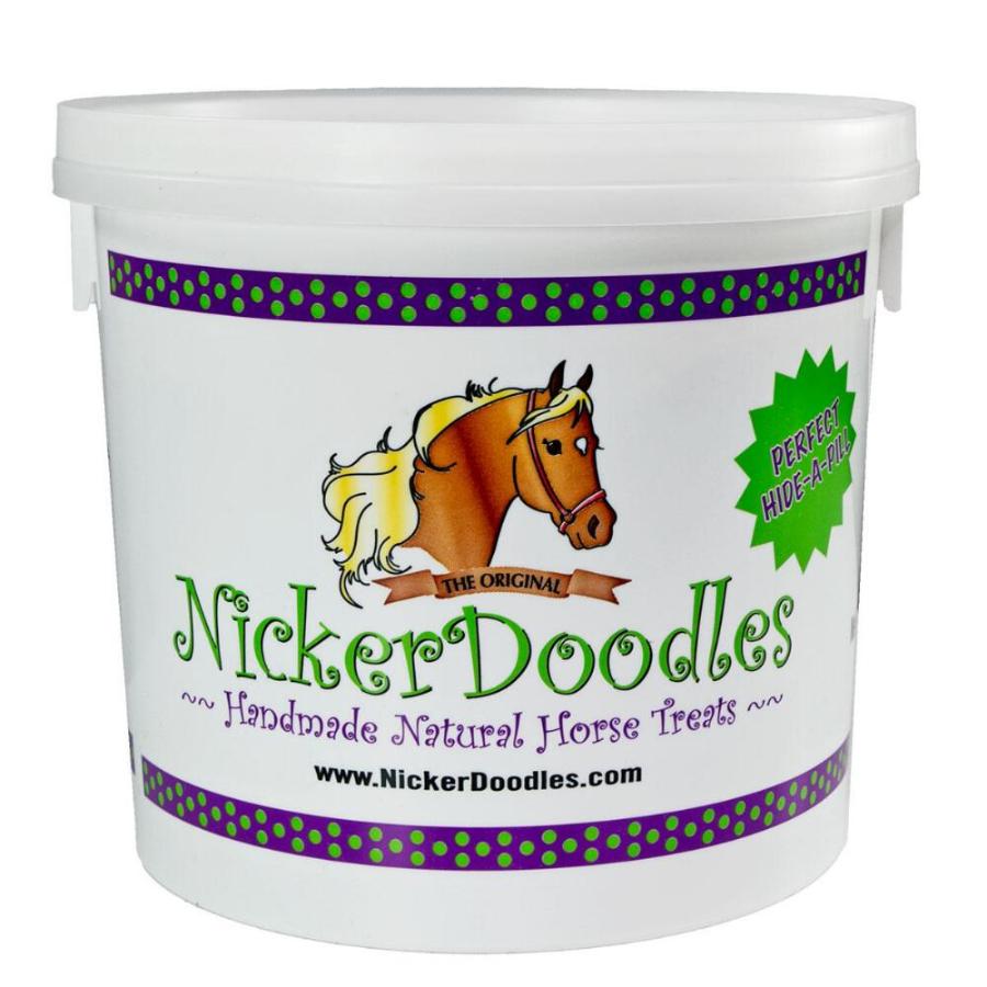 NickerDoodles Treat Pail (5 LB) Horse Treats at Chagrin Saddlery Main