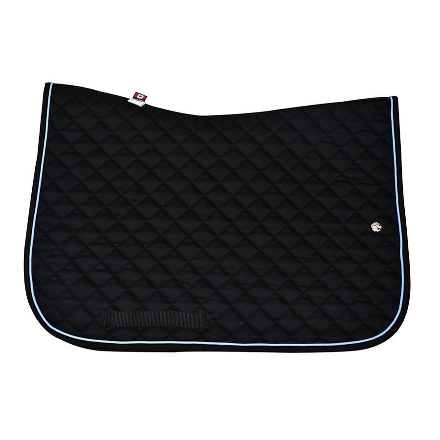 Ogilvy Equestrian Jump Baby Pad with Piping(Black/Baby Blue/Black) All