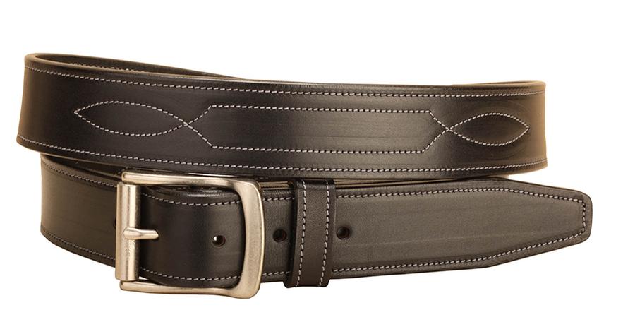 Tory 1.5 IN Leather Repeated Stitch Belt Accessories Belts at