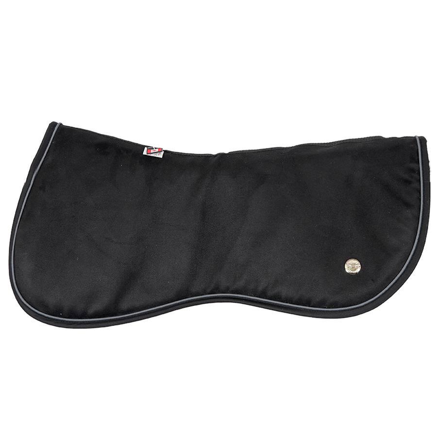 Ogilvy Equestrian Jump Half Pad (Black/Dark Grey/Black) Half Pads at Chagrin Saddlery Main