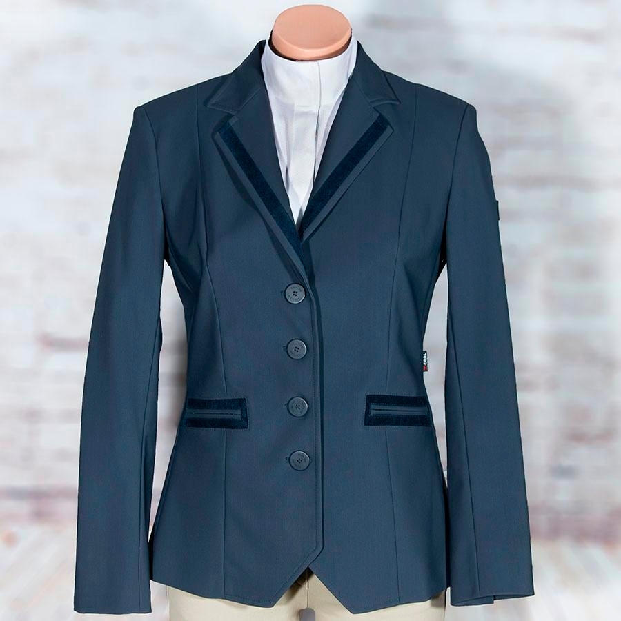 Equiline Consigned Consigned Ladies Hunt Coat (Size 42, Navy, 14620