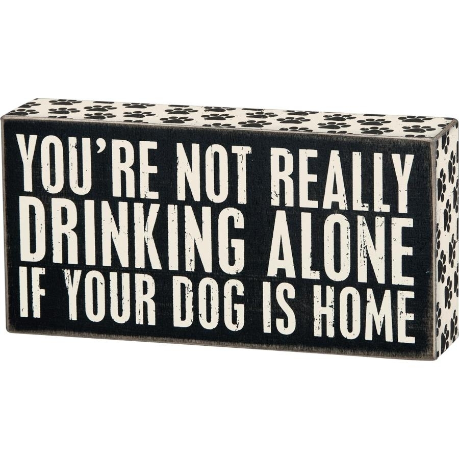 Drinking Alone Box Sign - Thumbnail 5