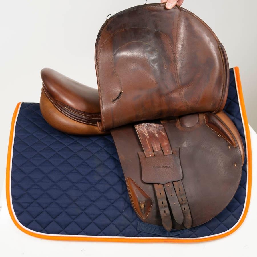 Antares 17IN Antares Full Calf Saddle Medium Wide Tree 2011 Jumping