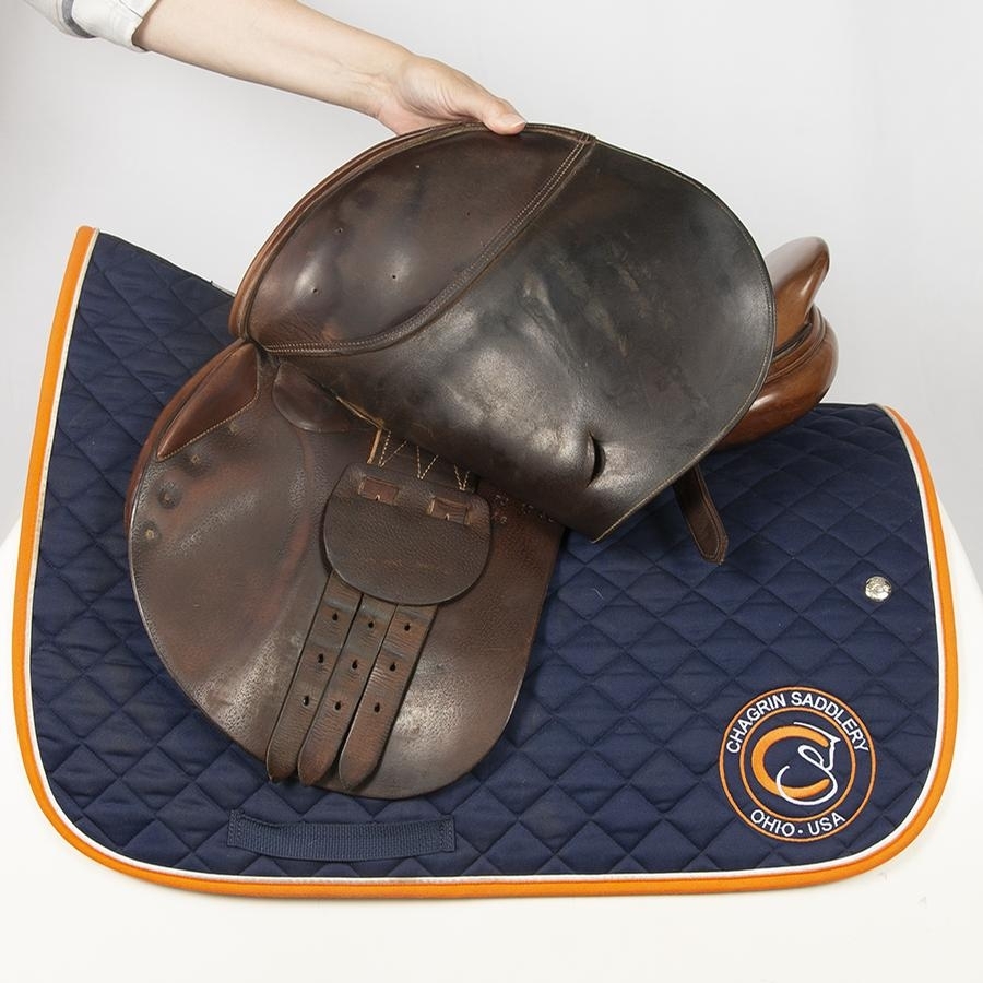 Bruno Delgrange 17IN Bruno Delgrange PJ Saddle Medium Tree 2001 Jumping