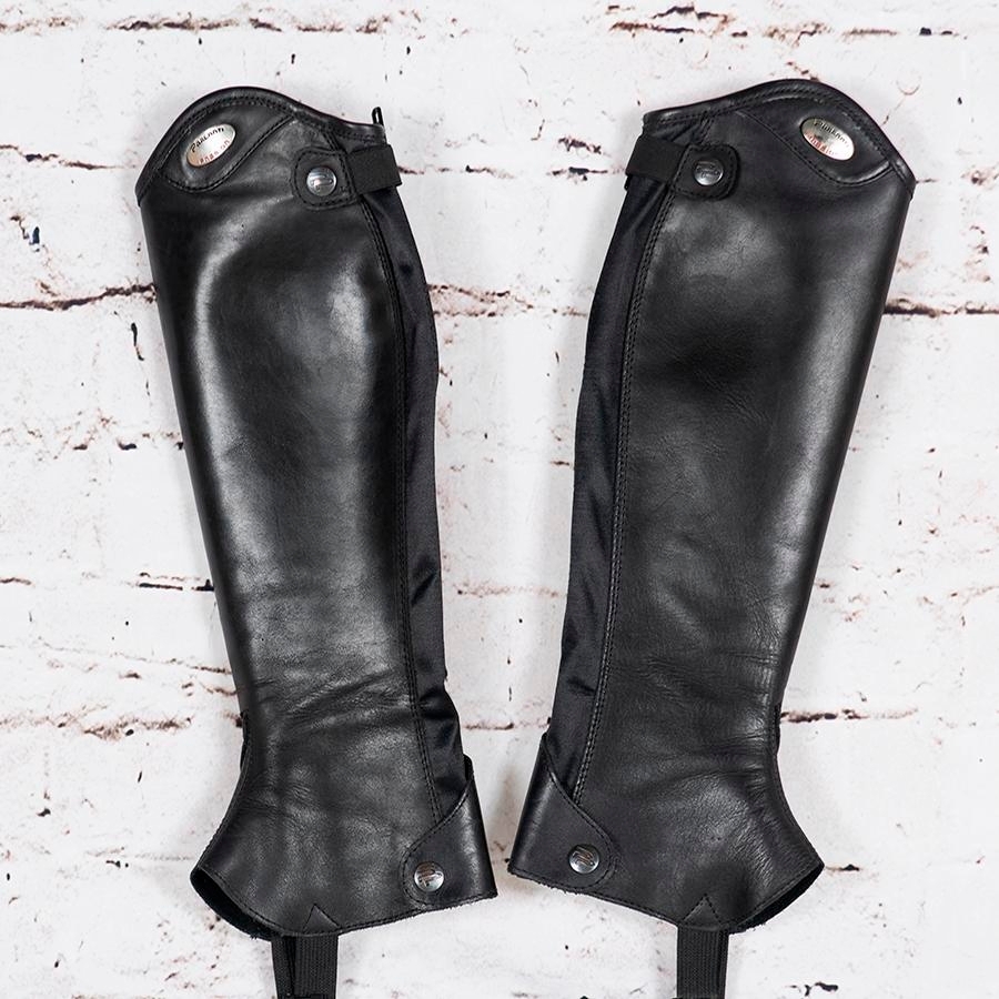 paddock boots and half chaps