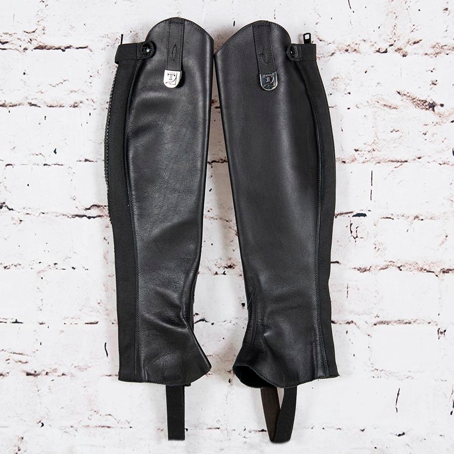 Tucci Consigned Half Chap size XS Tall Boots, Paddock Boots,and Half