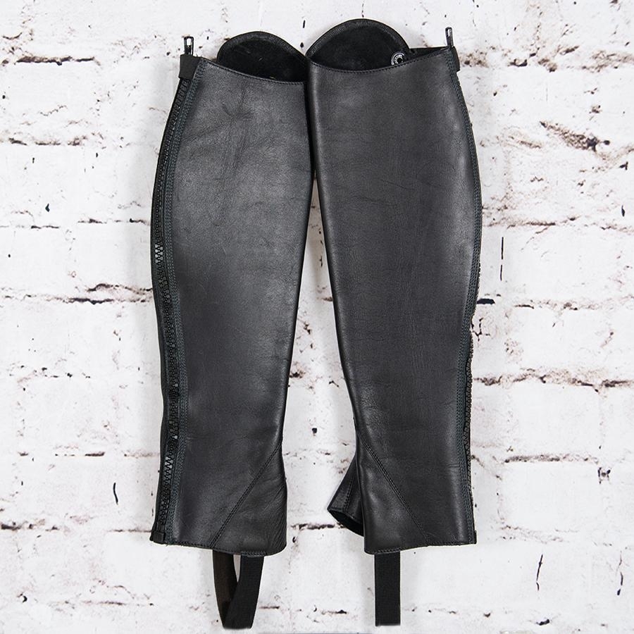 Tucci Consigned Half Chap size XS Tall Boots, Paddock Boots,and Half