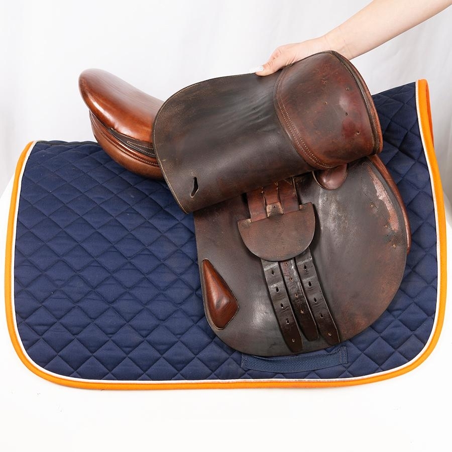 Antares 16.5 IN Antares Saddle Medium Wide Tree 2002 Jumping Close