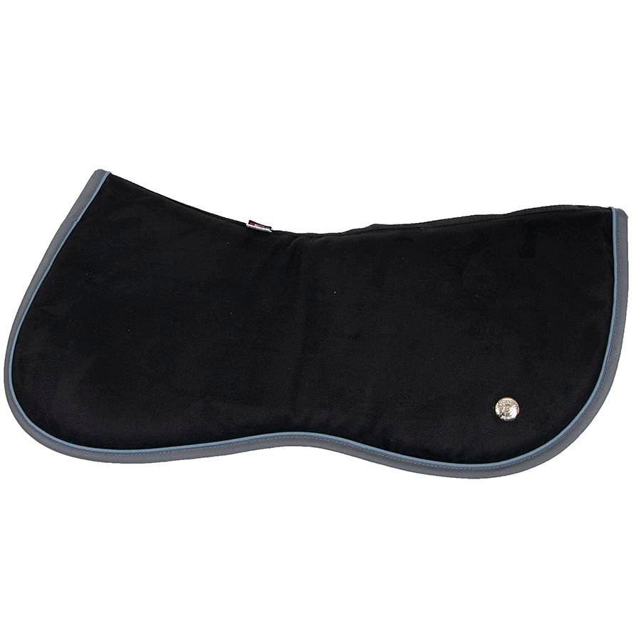 Ogilvy Equestrian Jump Half Pad (Black/Steel Blue/Charcoal) Half Pads