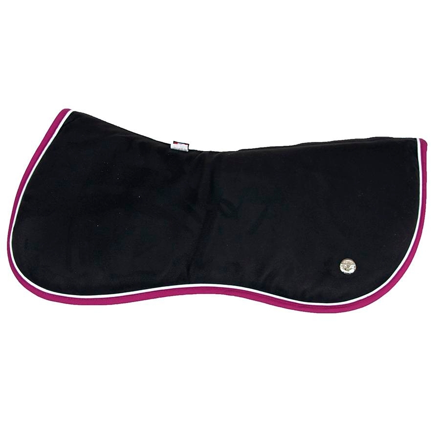 Ogilvy Equestrian Jump Half Pad (Black/White/Raspberry) Half Pads at