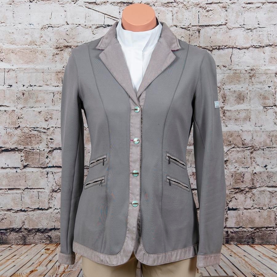 Veste D'équitation Ariat Pro Series Femme - Couleur Gris - Taille 6L - Ultra Légère - Occasion