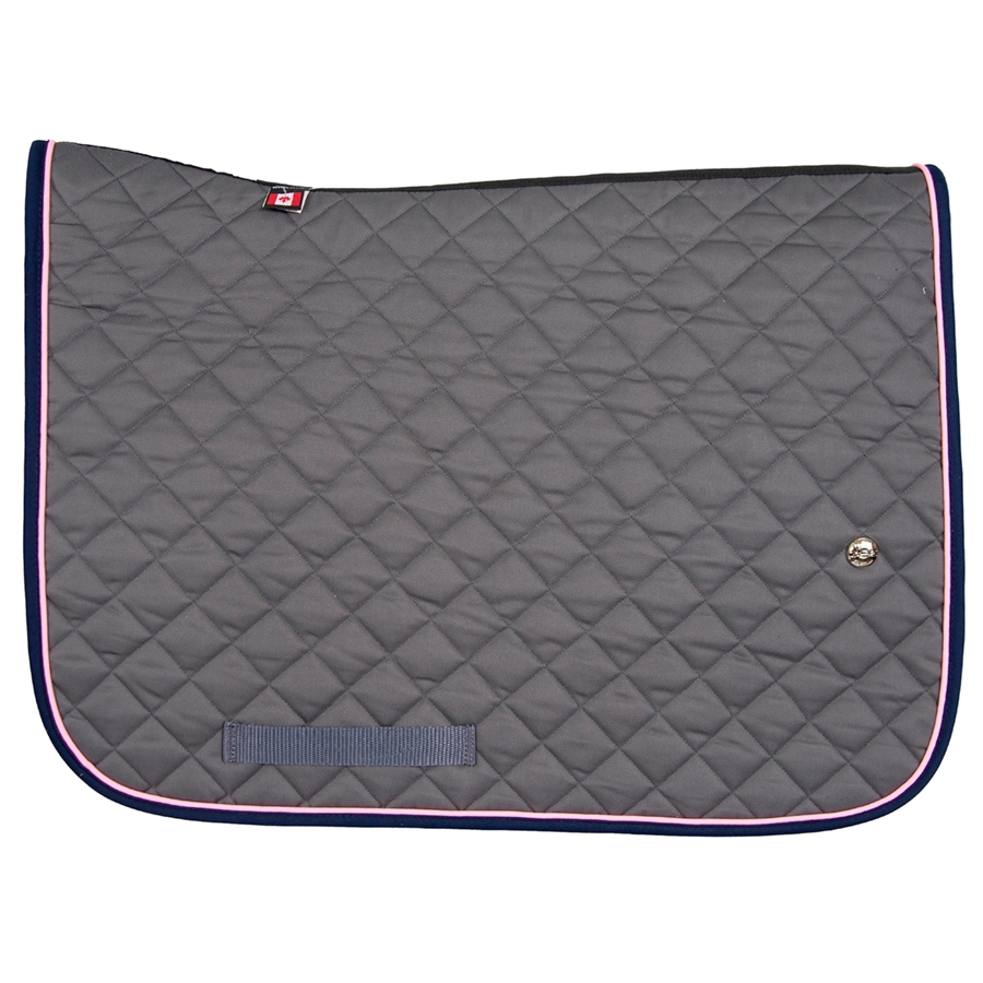 Ogilvy Equestrian Jump Baby Pad with Piping(Grey/Baby Pink/Midnight