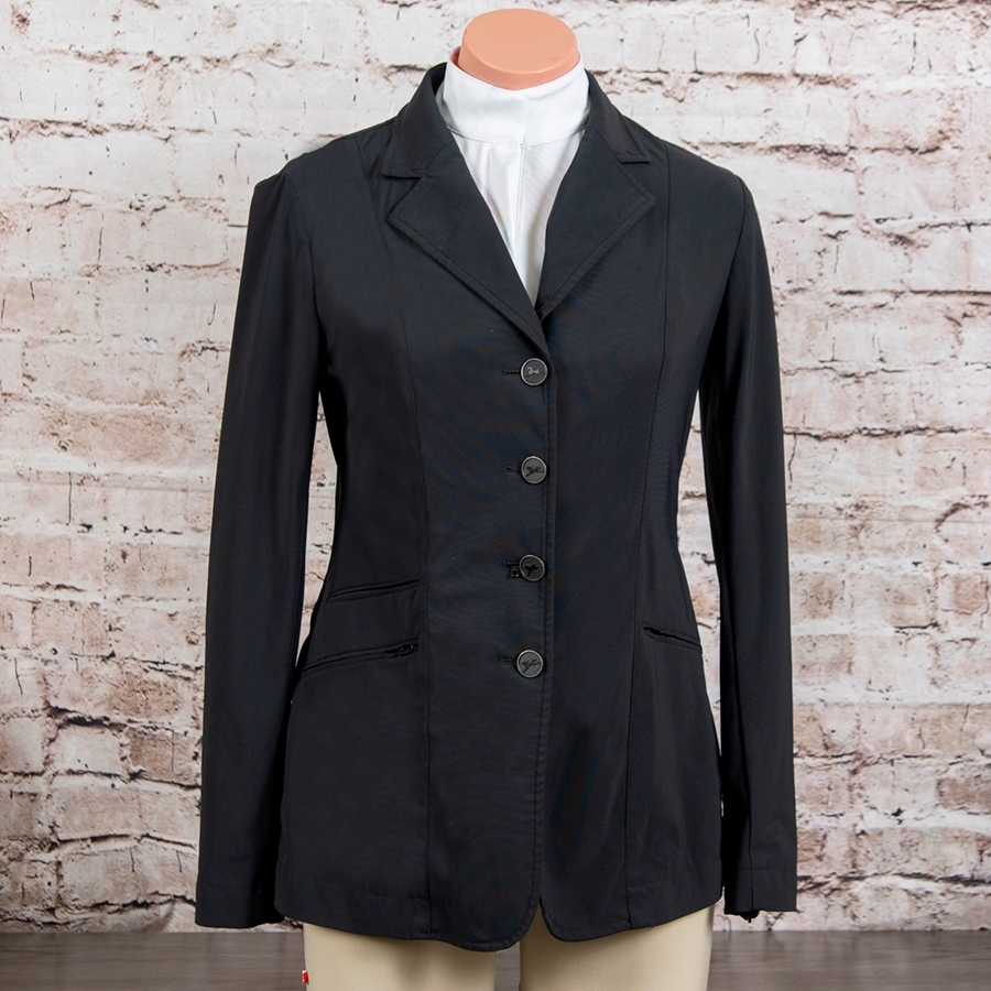 RJ Classics Consigned Ladies Victory Hunt Coat (4R, Black) Hunt Coats and Shadbellies Ladies