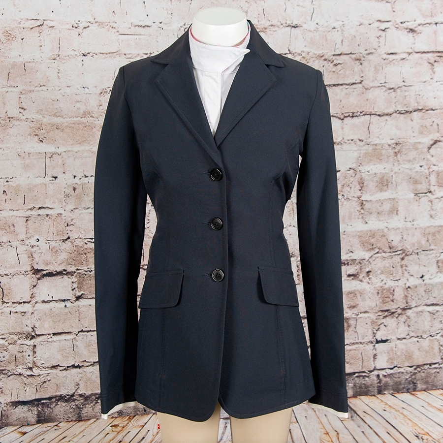 Charles Ancona Consigned Ladies Hunt Coat (Size 00, Navy) Hunt Coats