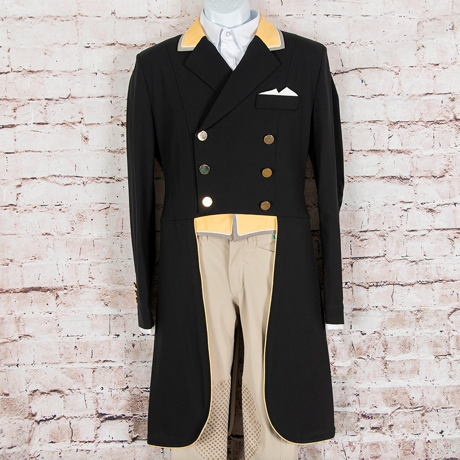 Charles Ancona Consigned Men's Dressage Shadbelly (Black, Size 38) Mens ...