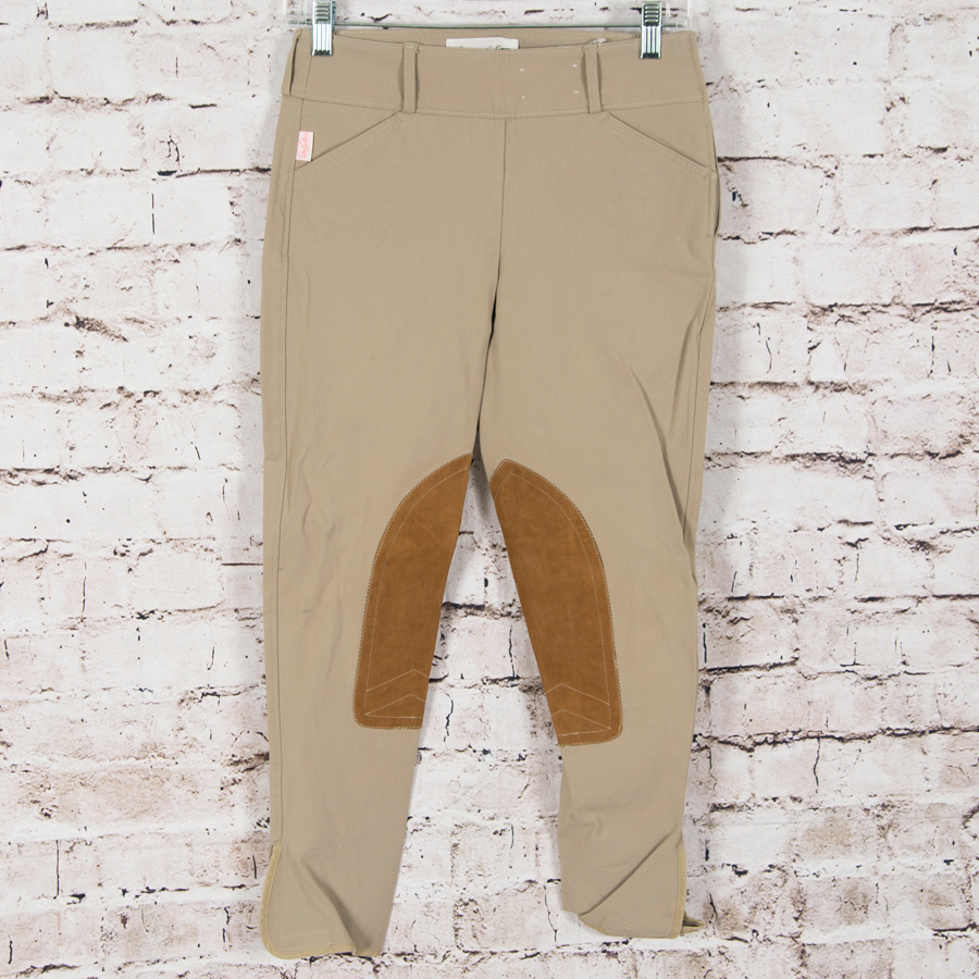 The Tailored Sportsman Consigned Ladies Low Rise Side Zip Breech (Tan ...