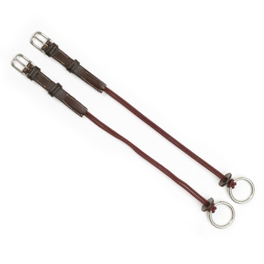 Camelot Euro Loop Gag Cheek Pieces Bridles, Bits, Martingales, and