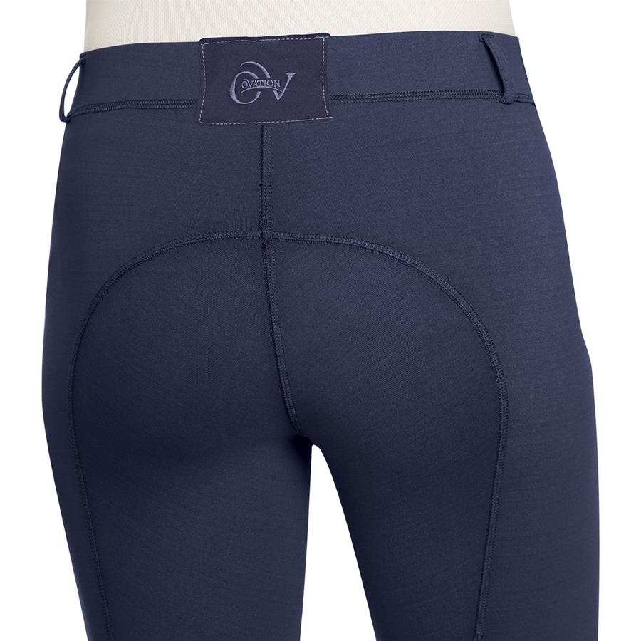 Ariat Ladies EOS Knee Patch Tight (Navy) Ladies Tights at Chagrin Saddlery  Main