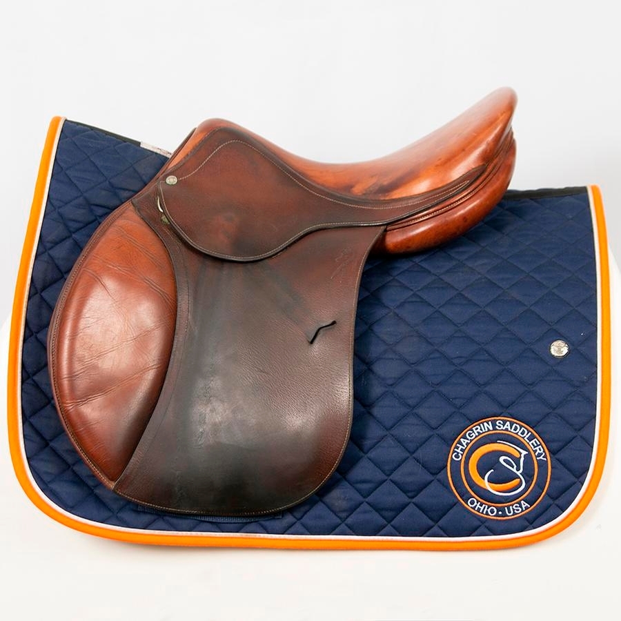 Antares 16.5 IN Antares Saddle Medium Wide Tree 2003 Jumping Close