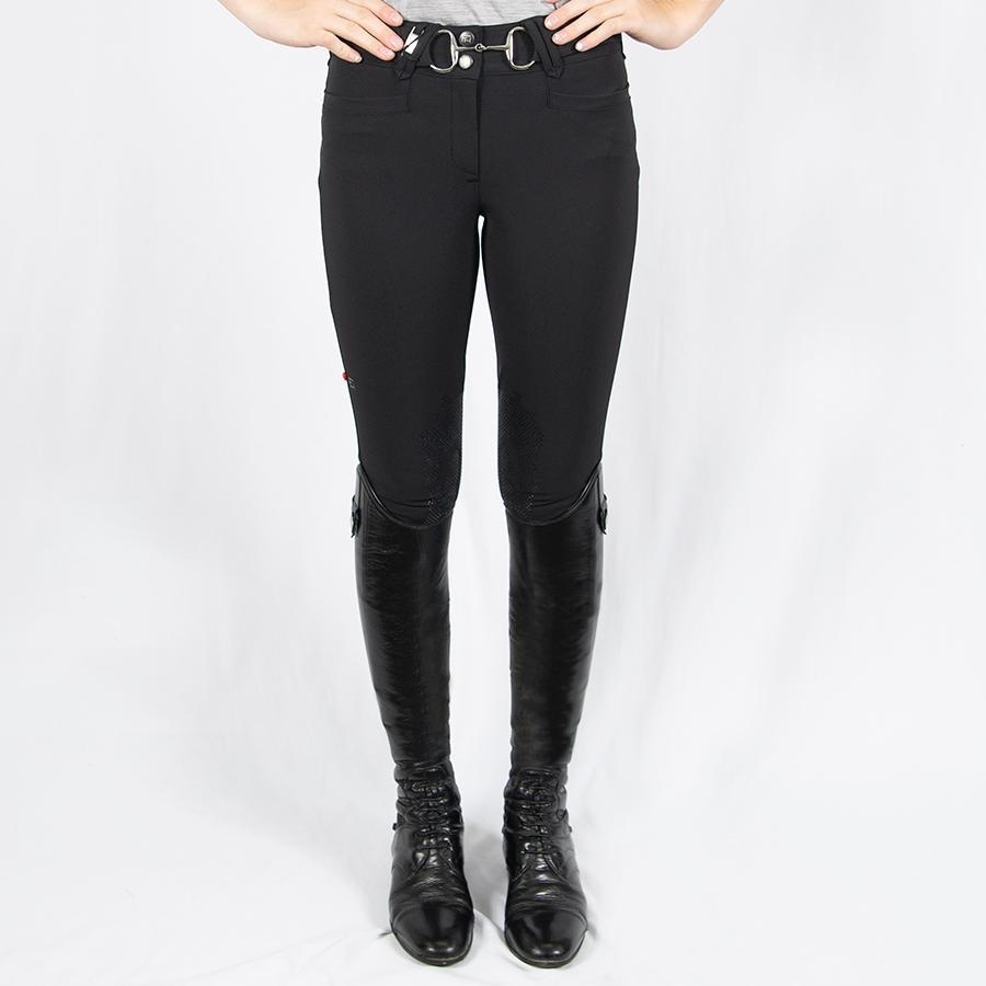 For Horses Ladies Remie Knee Patch Breech (Black) Ladies Breeches at