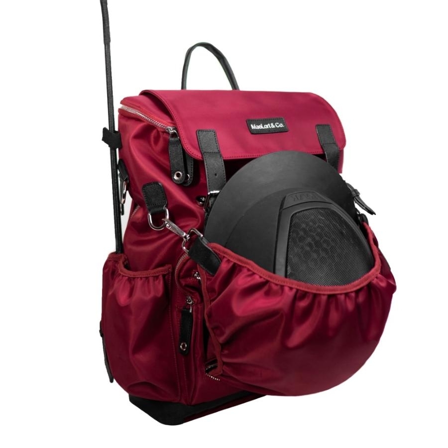Maelort Ring Backpack 1 (Burgundy) Bags, Totes and Backpacks Backpacks at Chagrin Saddlery Main
