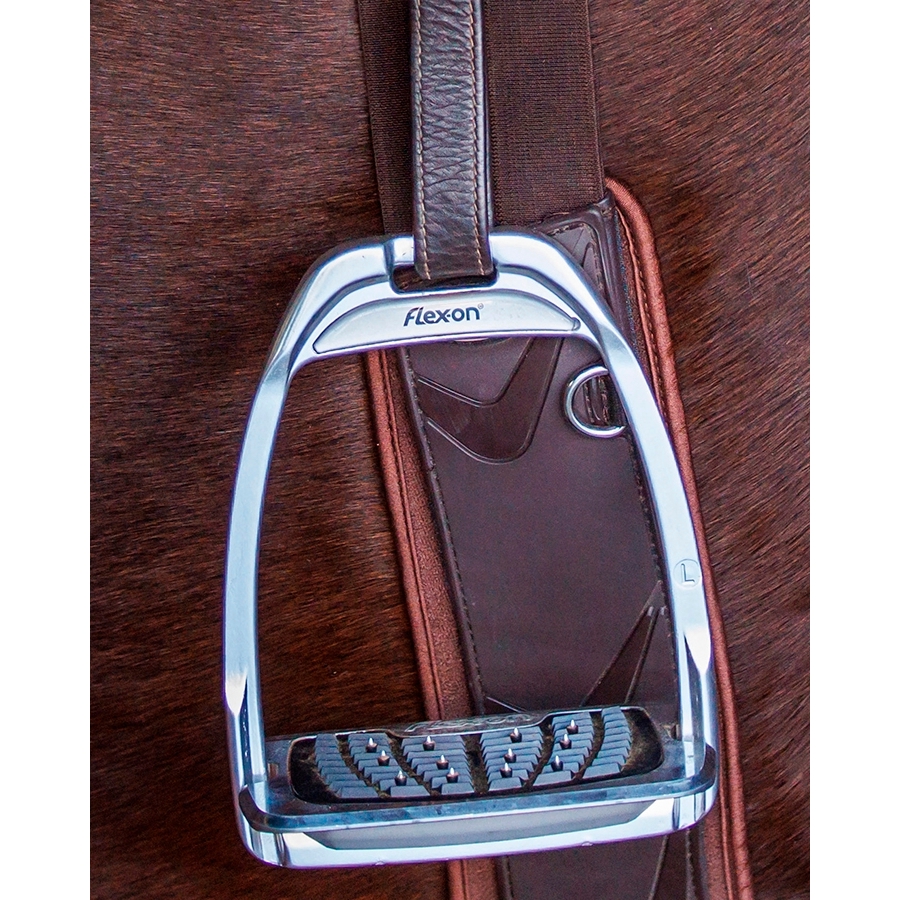 Flex On Hunter H Stirrup (Silver/Inclined Ultra Grip Footbed) Stirrup