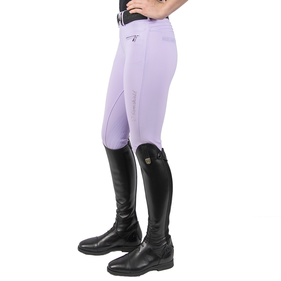 Samshield Clara High Rise Knee Patch Breech (Lilac) Ladies Breeches at