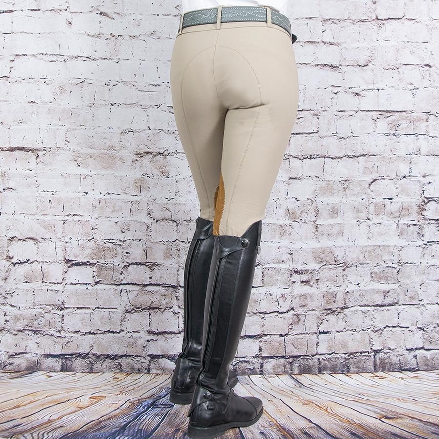 The Tailored Sportsman Ladies Trophy Hunter Front Zip Breech (Tan