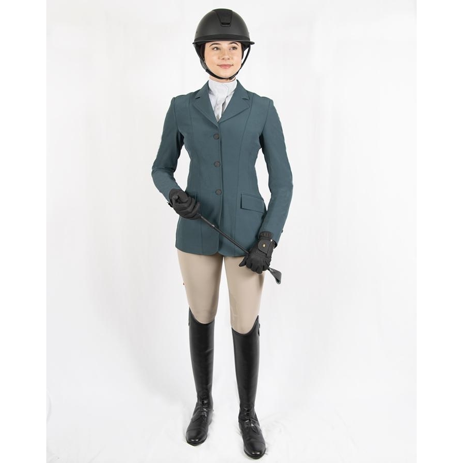 RJ Classics Ladies Skylar Hunt Coat (Green) Ladies Hunt Coats at Chagrin Saddlery Main
