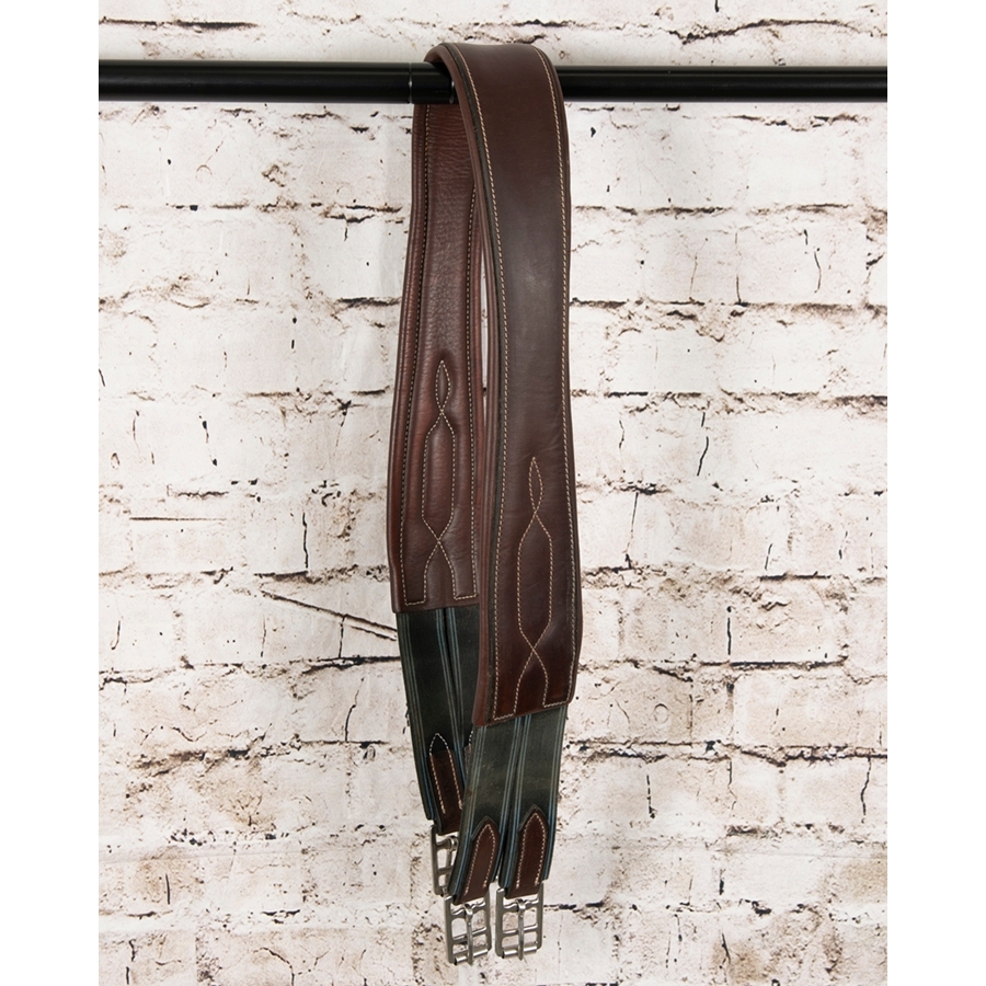 Hadfields Consigned Leather Hunter Girth (50, Brown) Saddle Pads, Tack and Horse Boots at