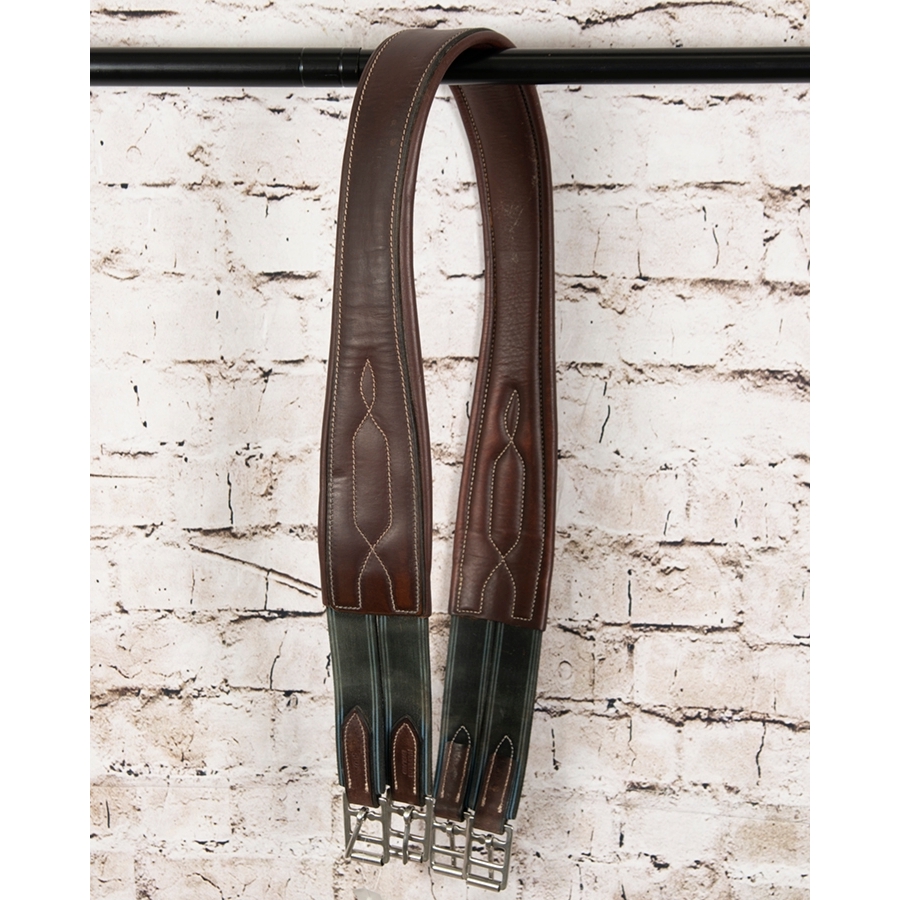 Hadfields Consigned Leather Hunter Girth (50, Brown) Saddle Pads, Tack and Horse Boots at