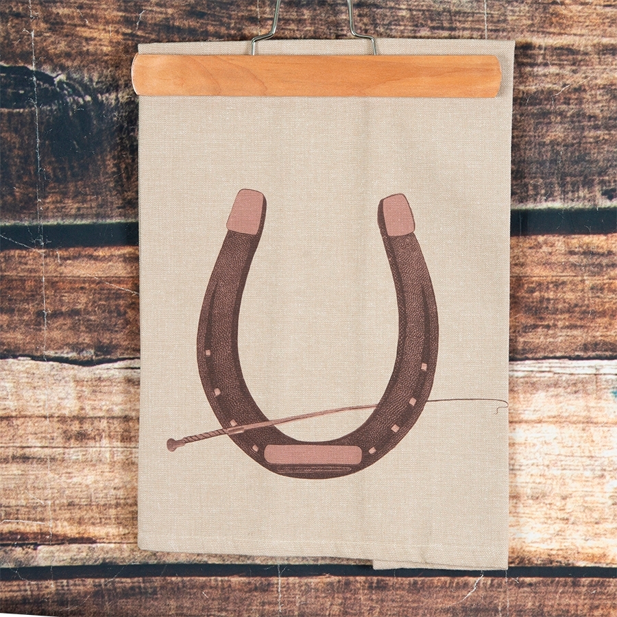 Ox Bow Decor Horse Shoe Equestrian Hand Towel Gifts For The Home Decor