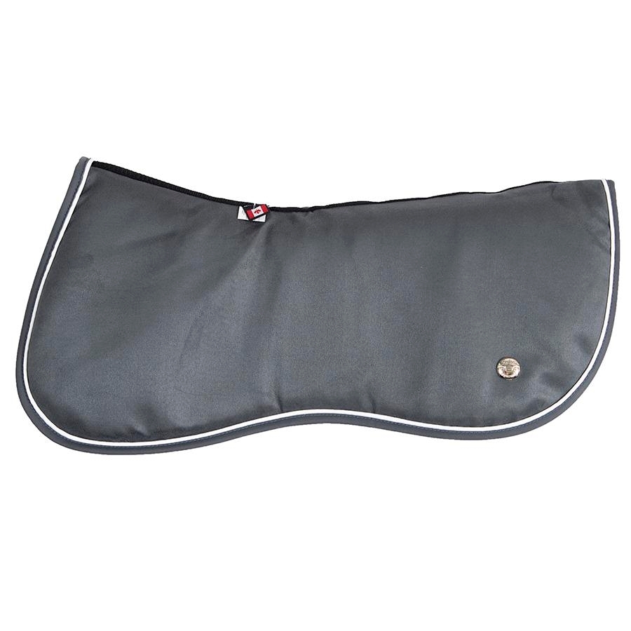Ogilvy Equestrian Jump Half Pad (Grey/White/Charcoal) Half Pads at