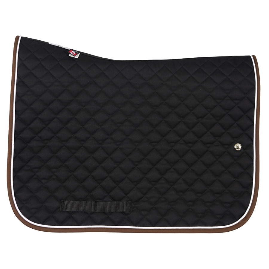 Ogilvy Equestrian Jump Baby Pad with Piping(Black/White/Chocolate) All