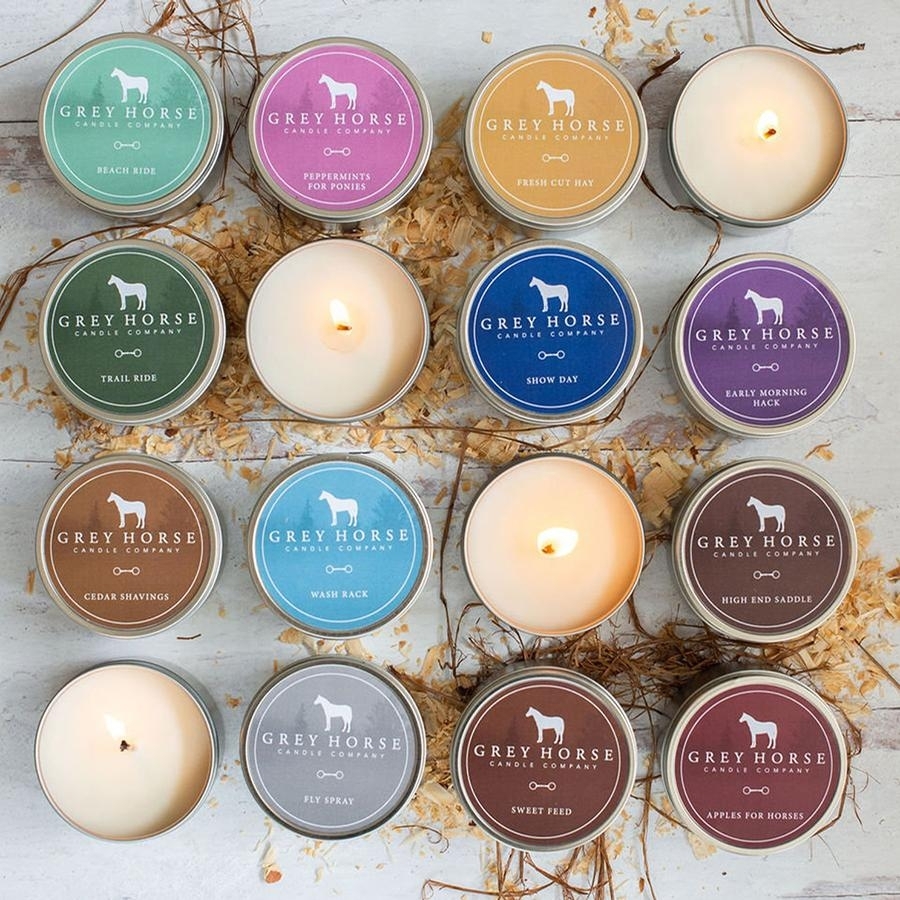 Grey Horse Candle Company Handmade Scented Tin Candles Gifts For The
