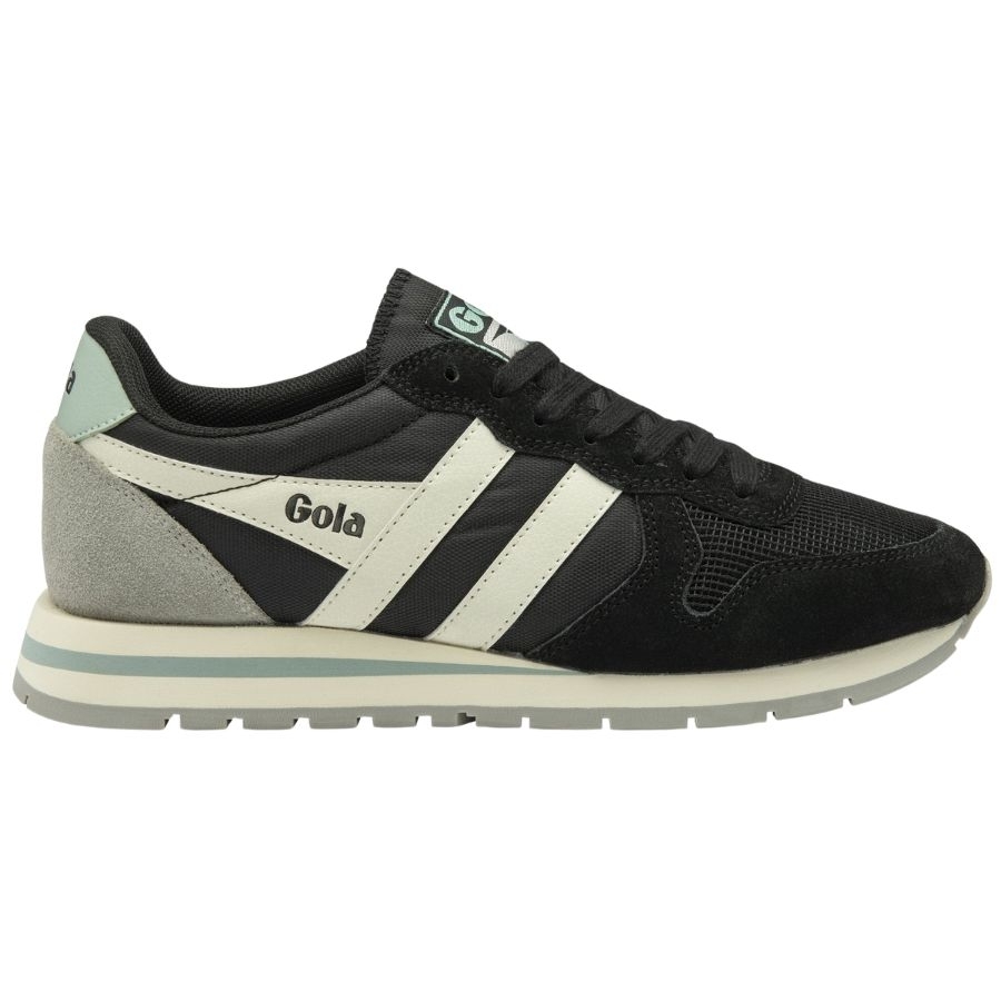 Gola Ladies Daytona Sneaker (Black/Off White/Surf) Sneakers at - Main Image
