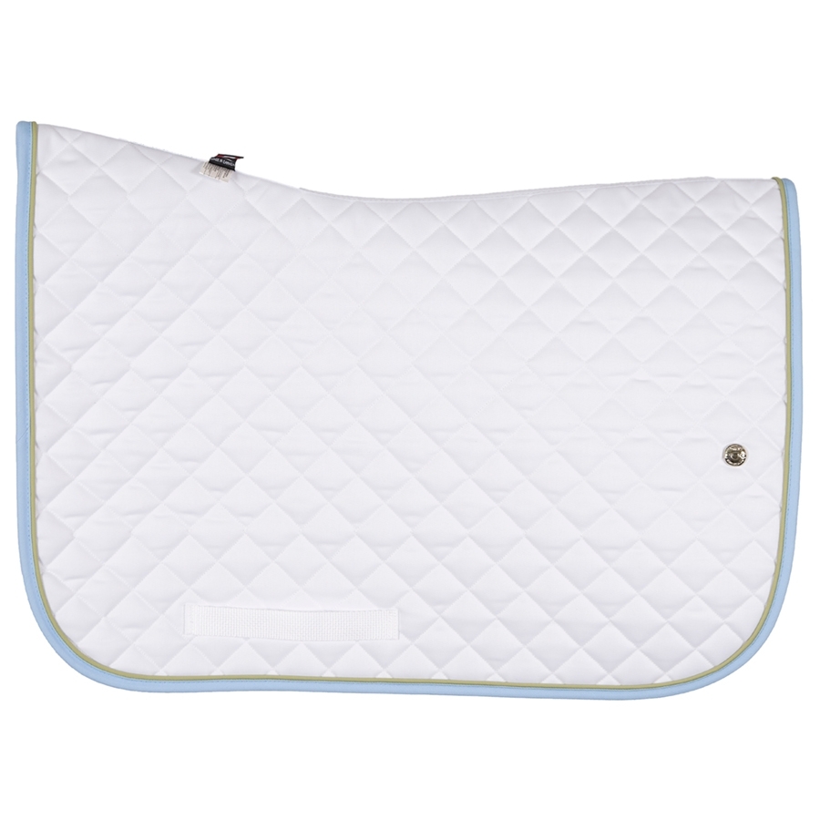 Ogilvy Equestrian Jump Baby Pad with Piping(White/Sage/Baby Blue) All