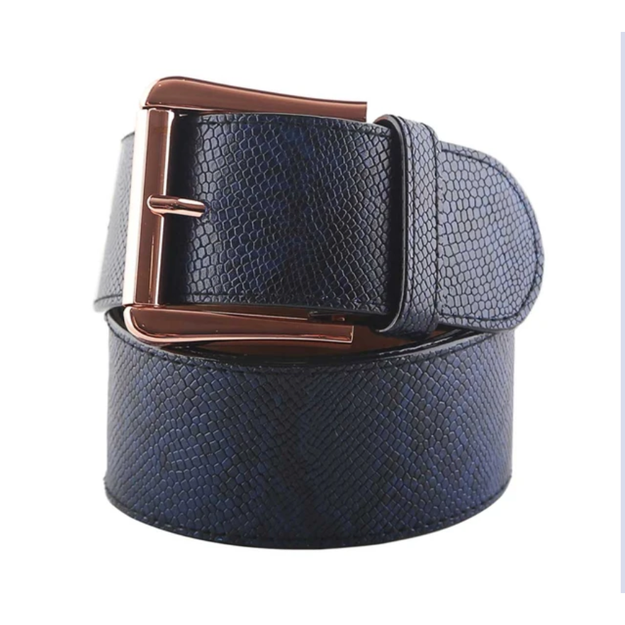 GhoDho Cruelty Free Belt (Indigo/Rose Gold) Accessories Belts at