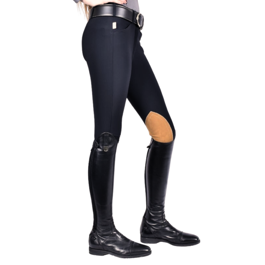 Tailored Sportsman 'Trophy Hunter' Breeches in Titanium/Tan - Women's