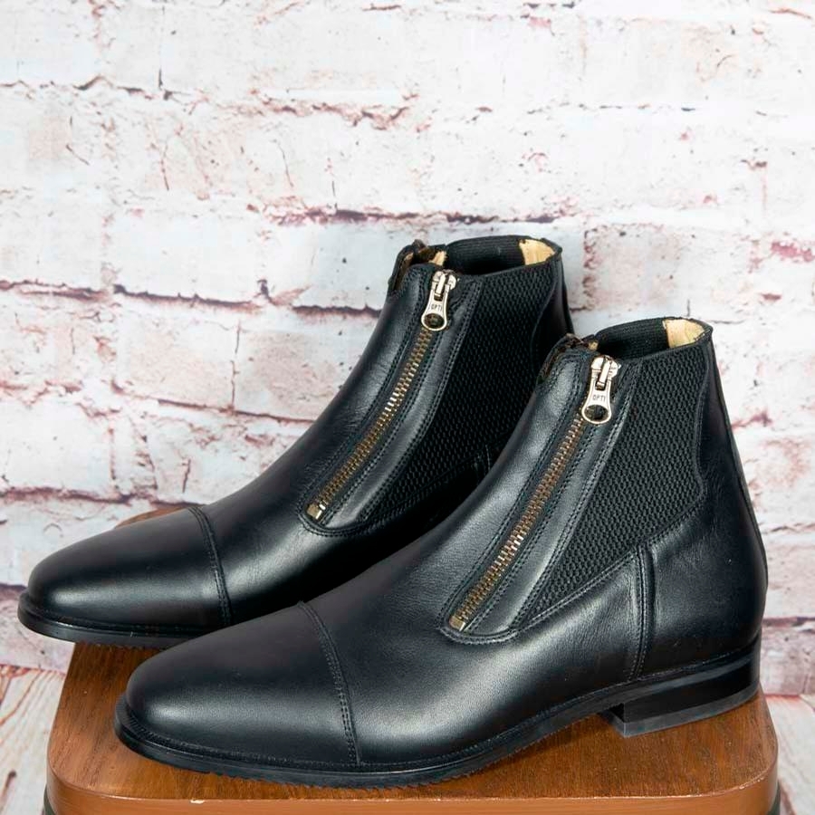 Tucci Consigned EZ Double Zip Paddock Boot (Size 9) Tall Boots, Paddock