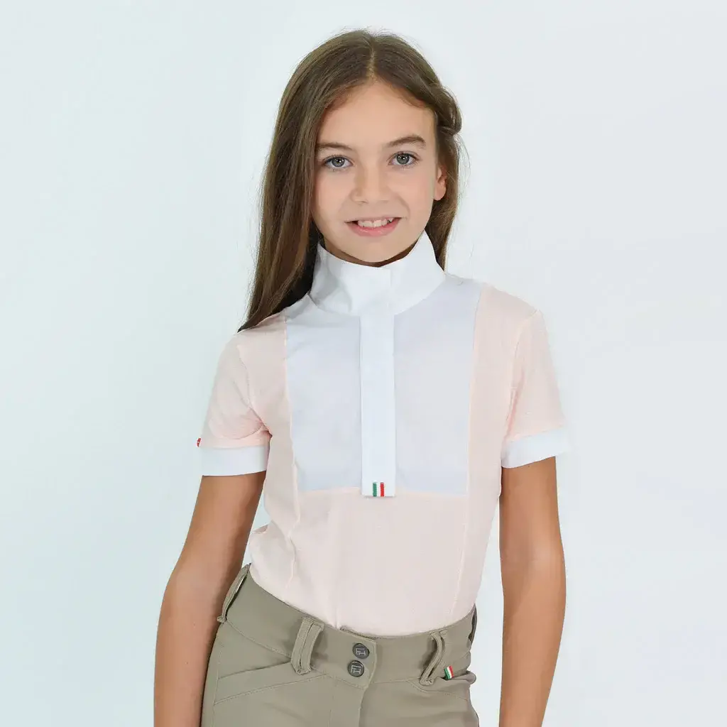 Chemise Enfant Taille L Avec Manches Chat Et Col Décoré - Tenue De Scène