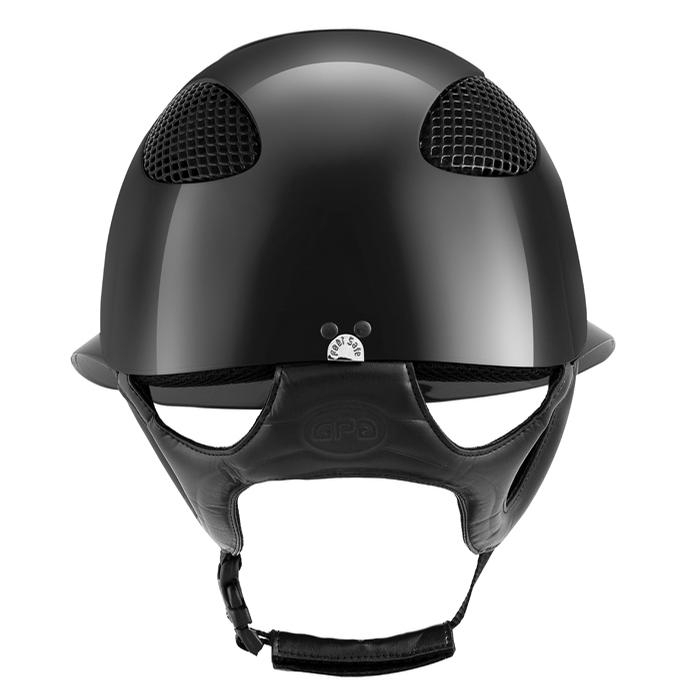 GPA First Lady Gloss Helmet (Black) Helmets at Chagrin Saddlery Main