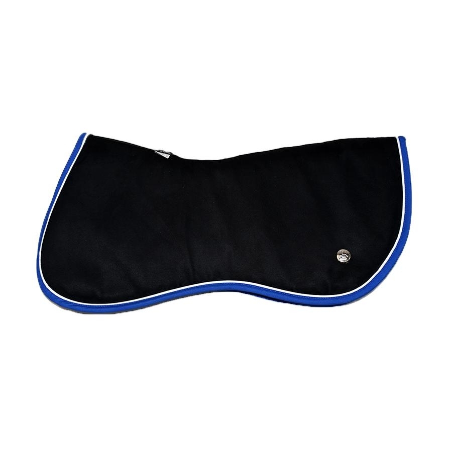 Ogilvy Equestrian Gummy Jump Half Pad (Black/White/Royal Blue) Half