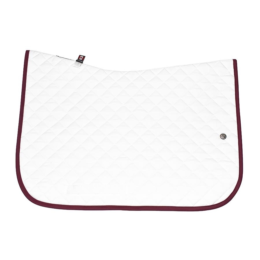 Ogilvy Equestrian Jump Baby Pad (White/Burgundy) All Purpose