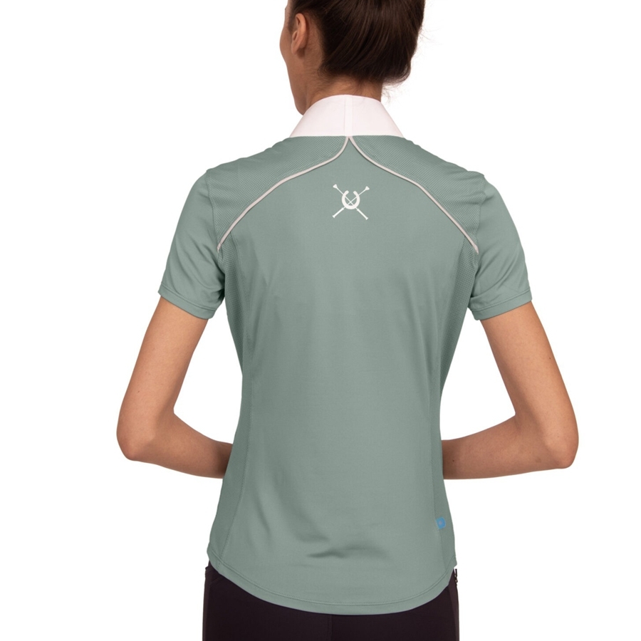 Chestnut Bay SkyCool Short Sleeve Liberty Show Shirt (Sage