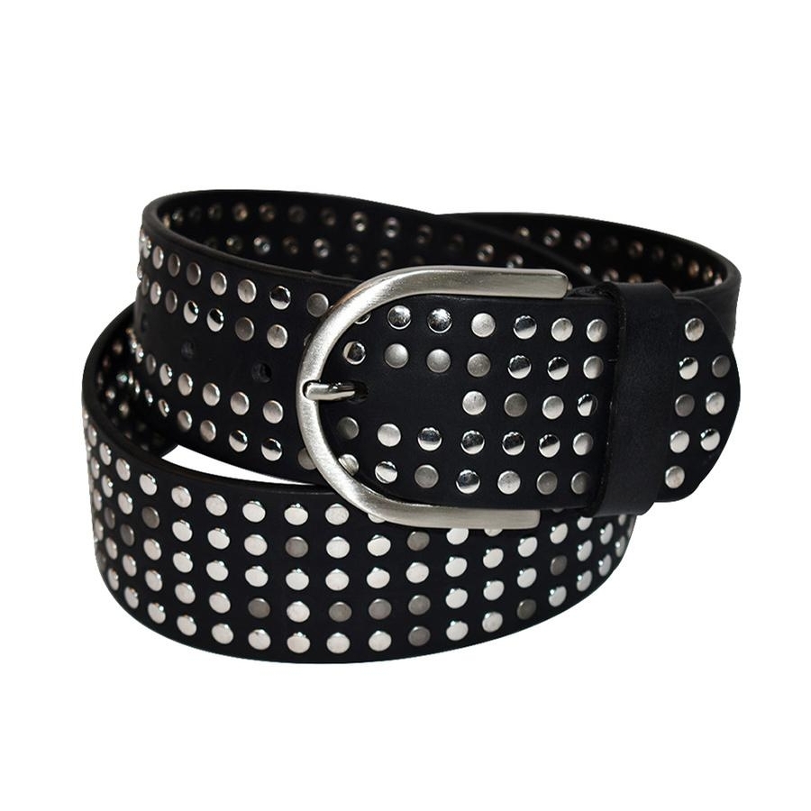 The Tailored Sportsman The Stud Belt (Black/Silver) Accessories Belts ...