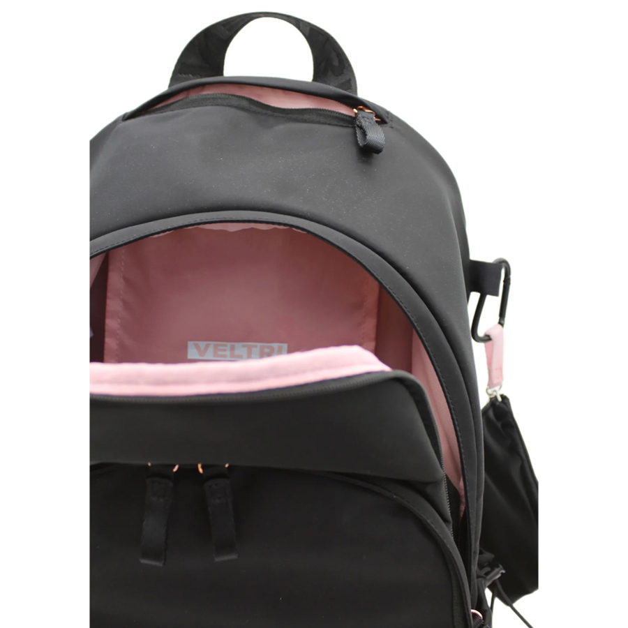 Veltri Sport Delaire Backpack (Black/Rose Gold) Accessories Bags, Totes