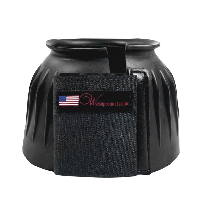 Walsh Leather Ribbed Velcro Bell Boots Bell Boots at Chagrin Saddlery Main